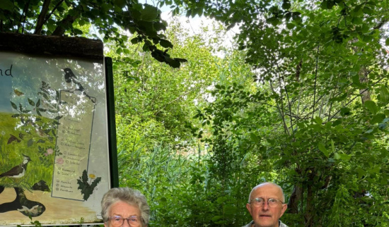 Informationsstand zum Rebhuhnschutz zum Tag der offenen Tür im Naturschutzzentrum Groitzsch am 13. Juni 2026 Foto: Annett Bellmann